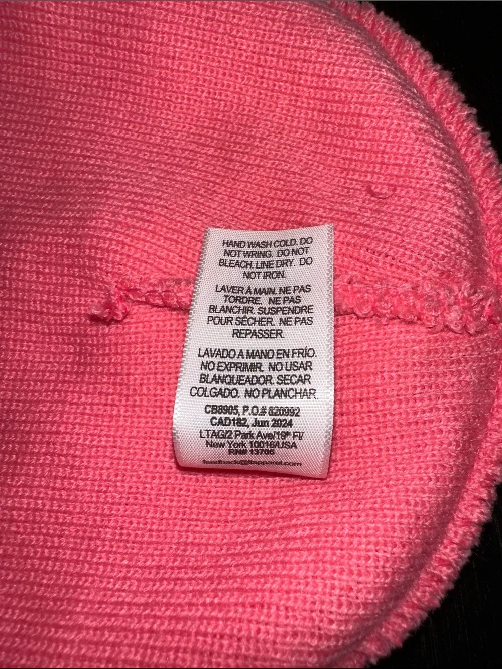 Carhartt Kids Pink Folded Cuff Beanie